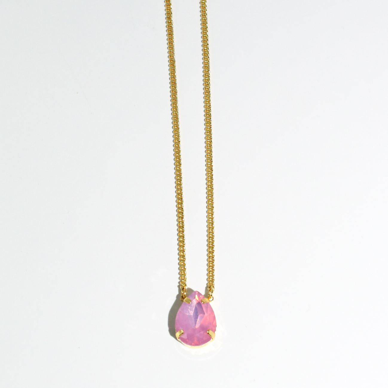 Colorful charms gold necklace featuring gemstone details, layered jewelry design, trendy accessory for women’s jewelry collections, boutique wholesale fashion necklace that is hypoallergenic, tarnish free, and waterproof jewelry with a cute aesthetic statement style