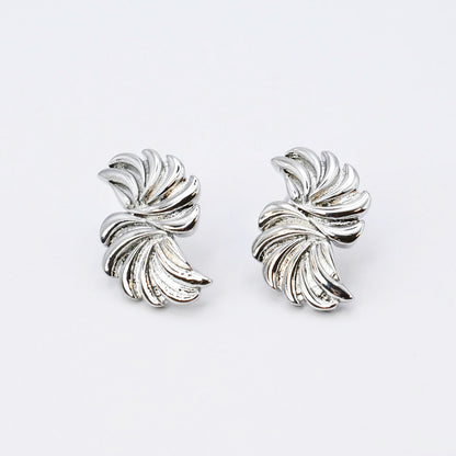 Pinwheel Silver Earring N48