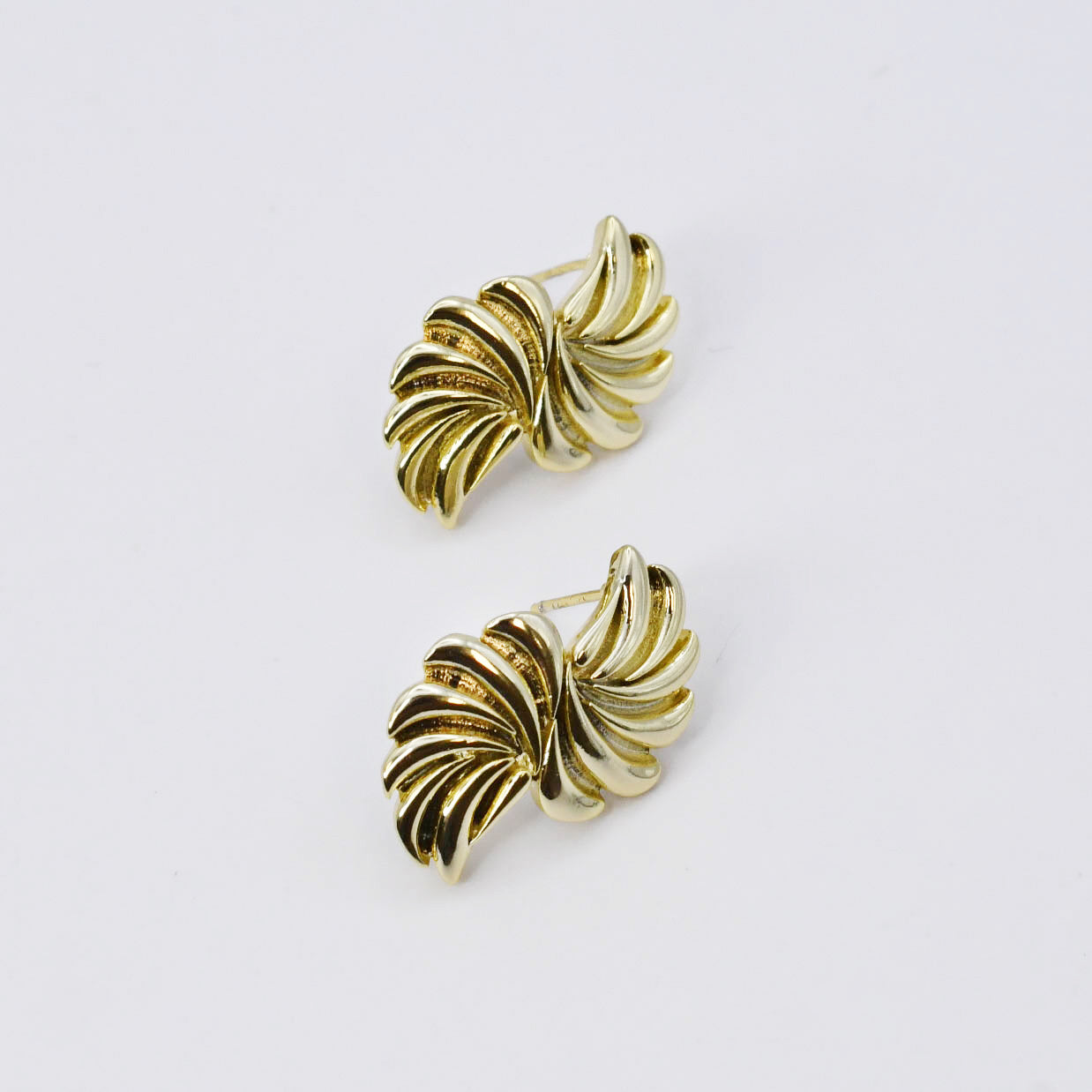 Pinwheel Gold Earring N48