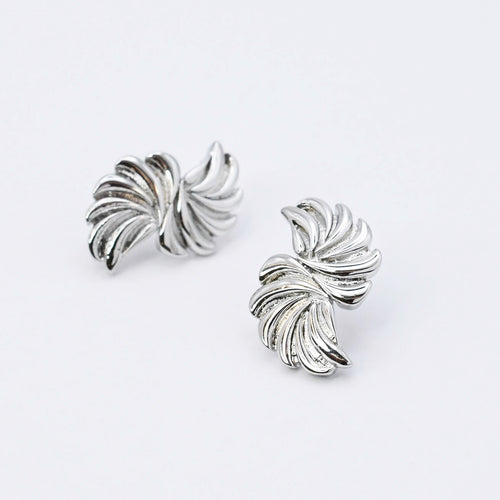 Pinwheel Silver Earring N48