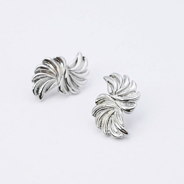 Pinwheel Silver Earring N48