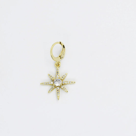 Polar Gold Star Charm CH-286