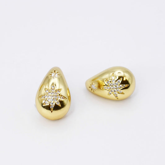 Polar Star Teardrop Earring Q4