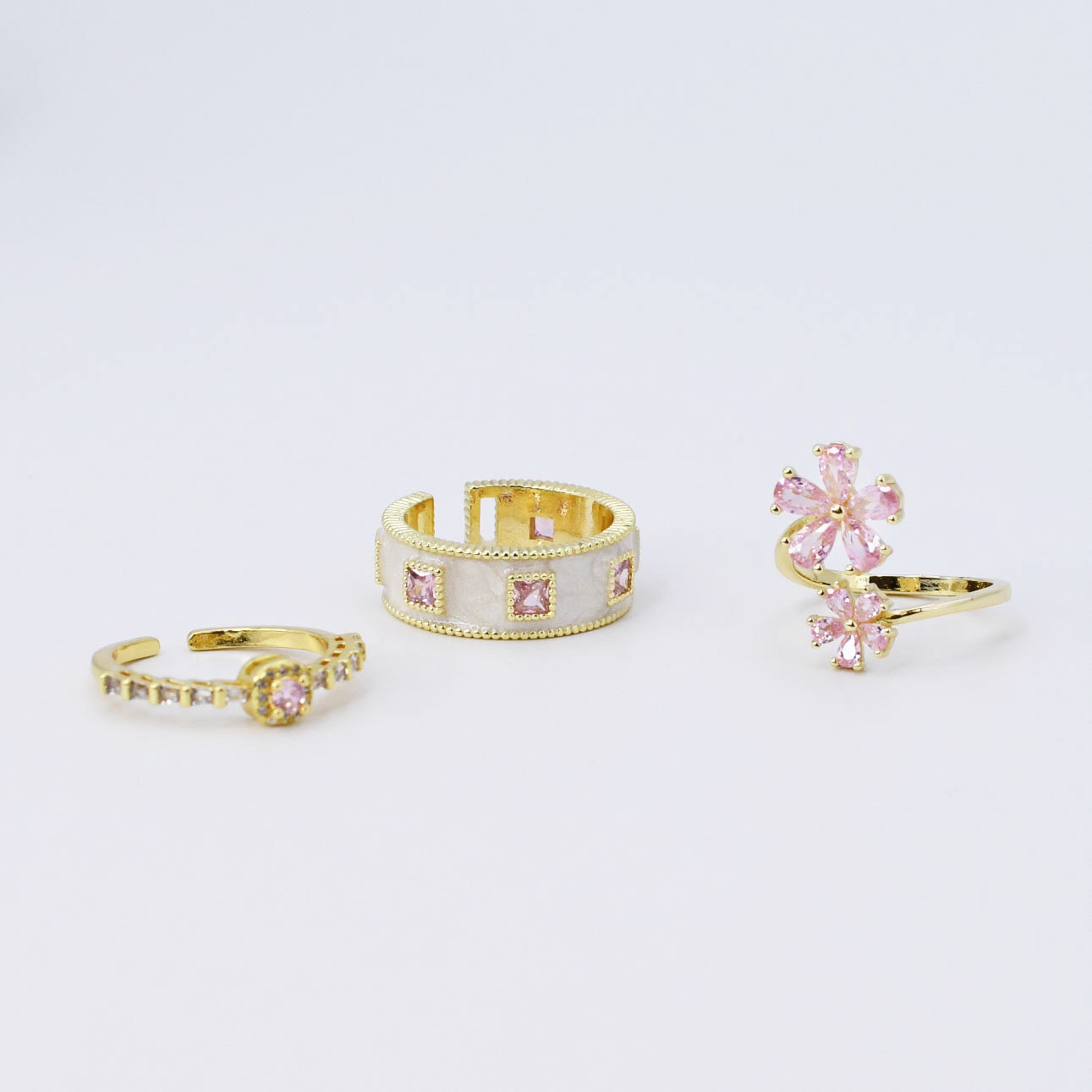 Pretty In Pink Ring Set F-14