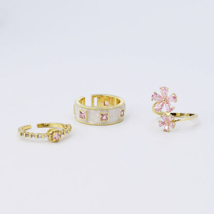 Pretty In Pink Ring Set F-14