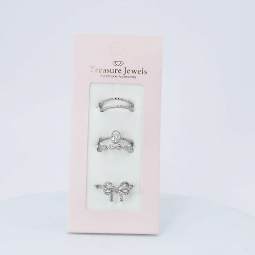 Princess Silver Ring Set F1