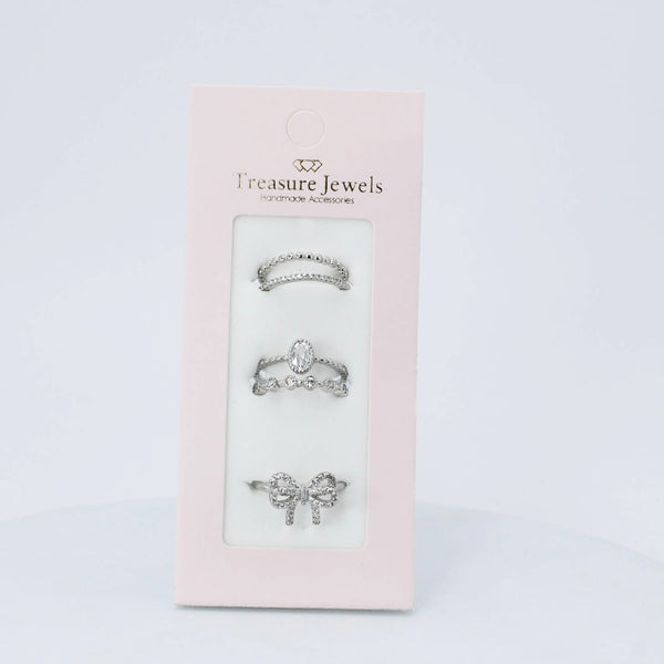 Princess Silver Ring Set F1