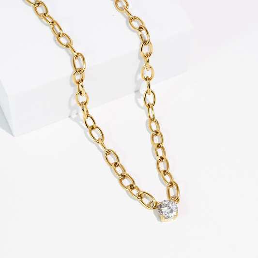 Promise Crystal  Waterproof Necklace