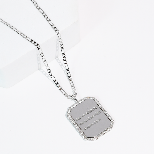 Psalm 46:5 Silver Necklace
