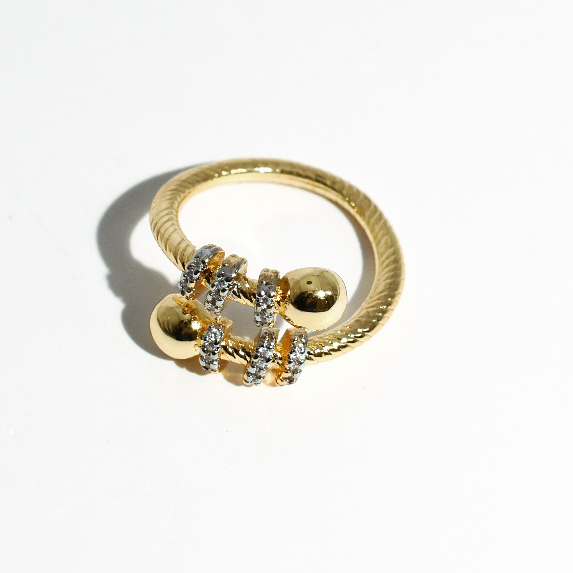 hypoallergenic ring, waterproof ring, tarnish free jewelry, boutique wholesale jewelry, dainty gold ring, gemstone statement ring, sparkly cubic zirconia ring, high quality jewelry gifts, elegant gold plated ring, trendy fashion ring, pastel gemstone ring