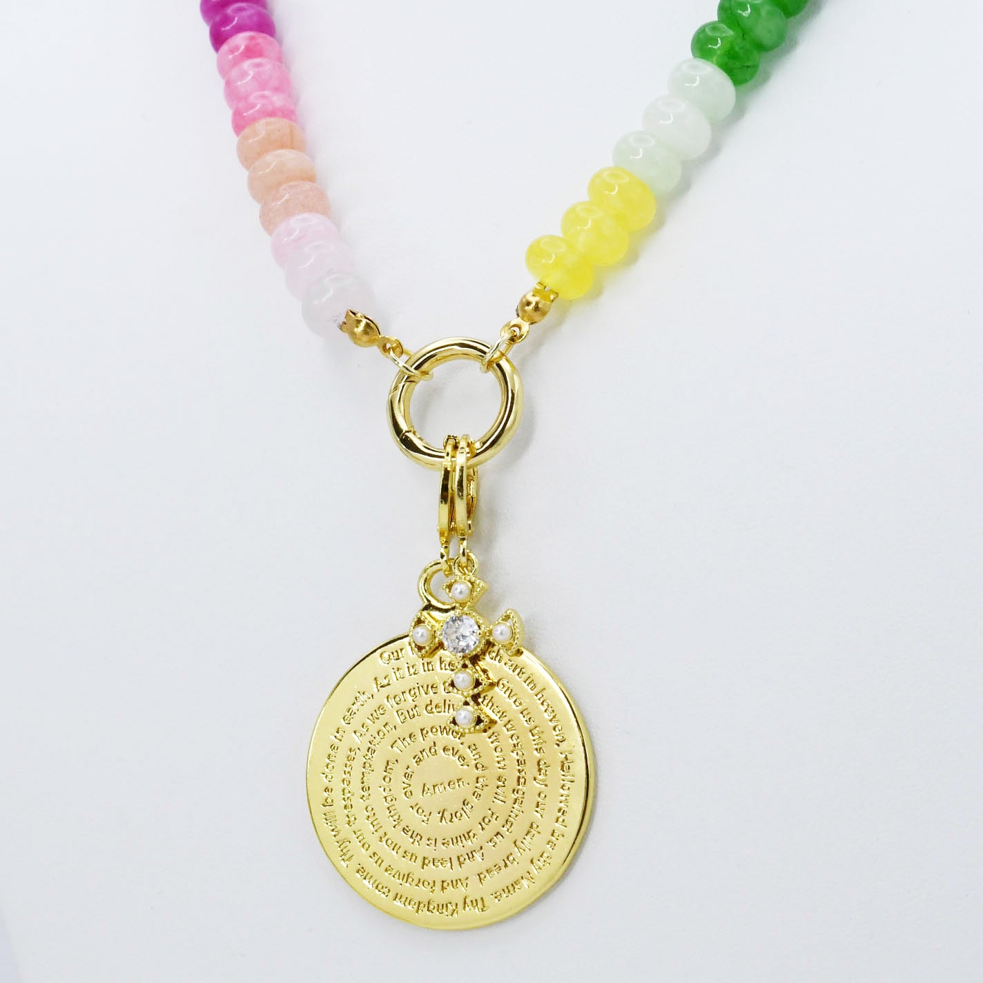 Rainbow Blessings Gemstone Necklace