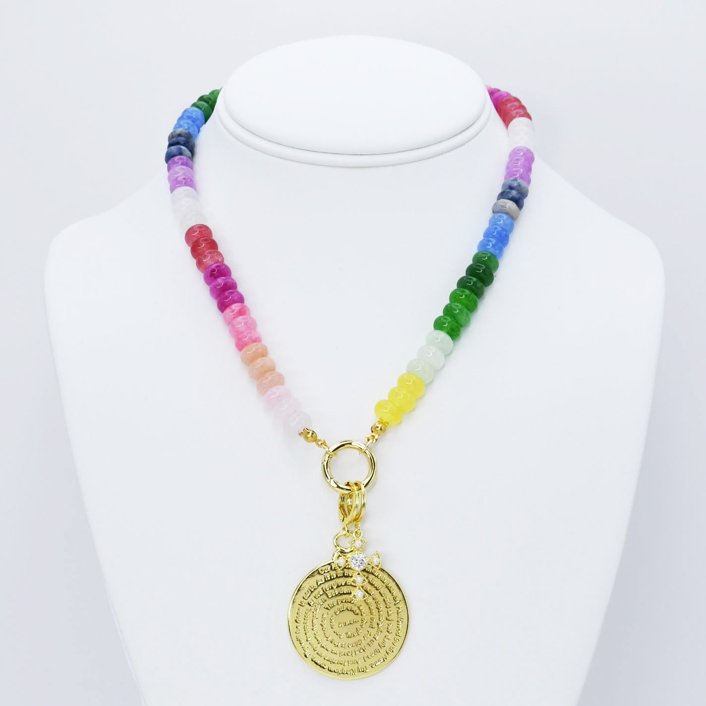 Rainbow Blessings Gemstone Necklace