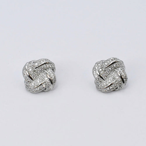 Rosette Studs Silver K16