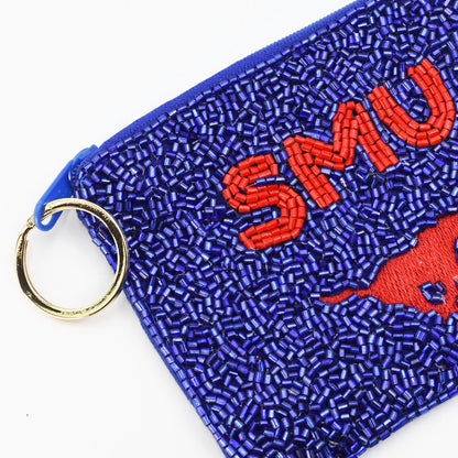 SMU Horse Keychain Pouch