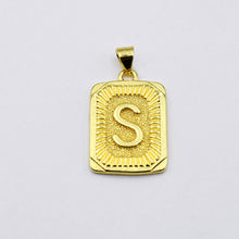 Load image into Gallery viewer, Medallion Initial Charm
