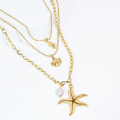 Sandy Shore Layers Necklace