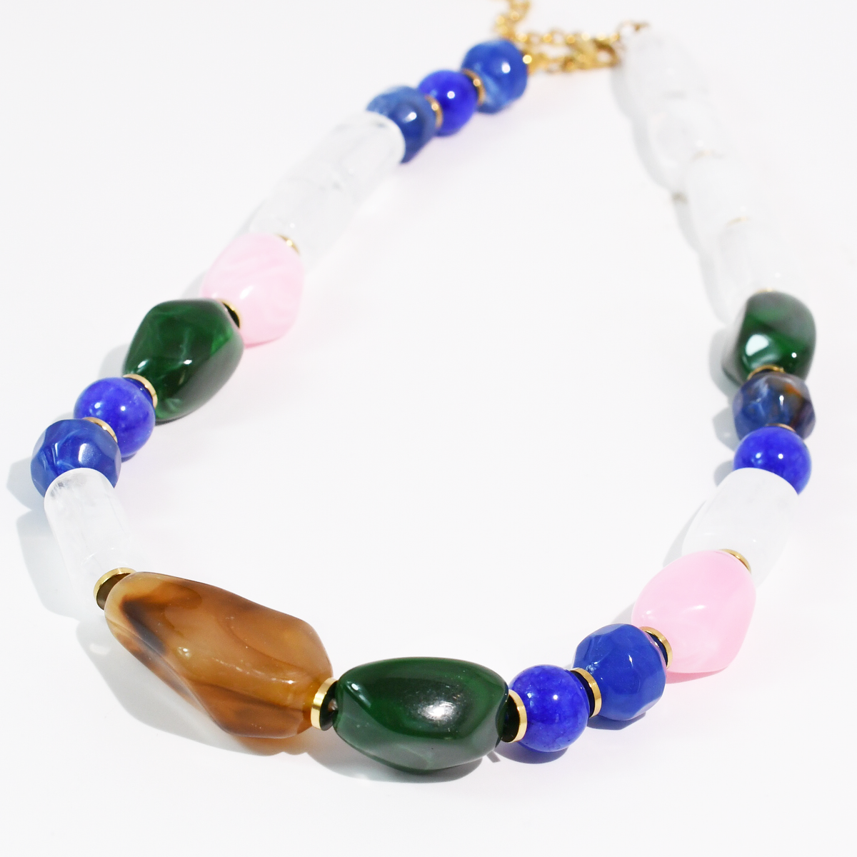 Sapphire Golden Necklace