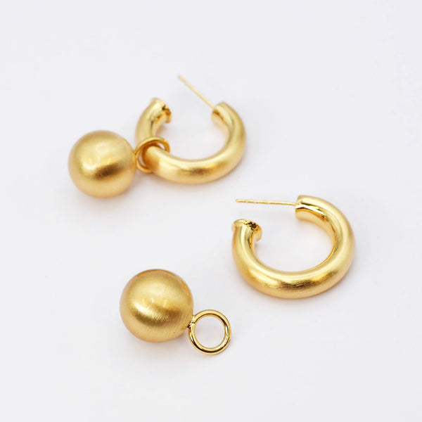 Sassy Chunky Hoop Gold B12