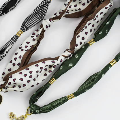 Scarfed and Chic Pendant Necklace