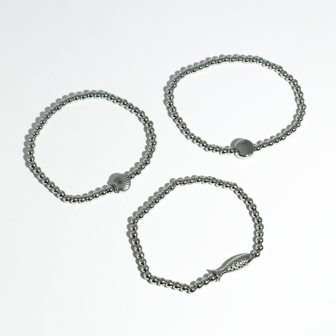 Seaside Treasures Silver Bracelet Set