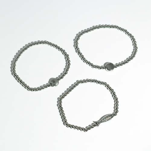 Seaside Treasures Silver Bracelet Set