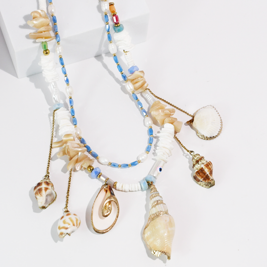 Seashell Dream Stack Necklace
