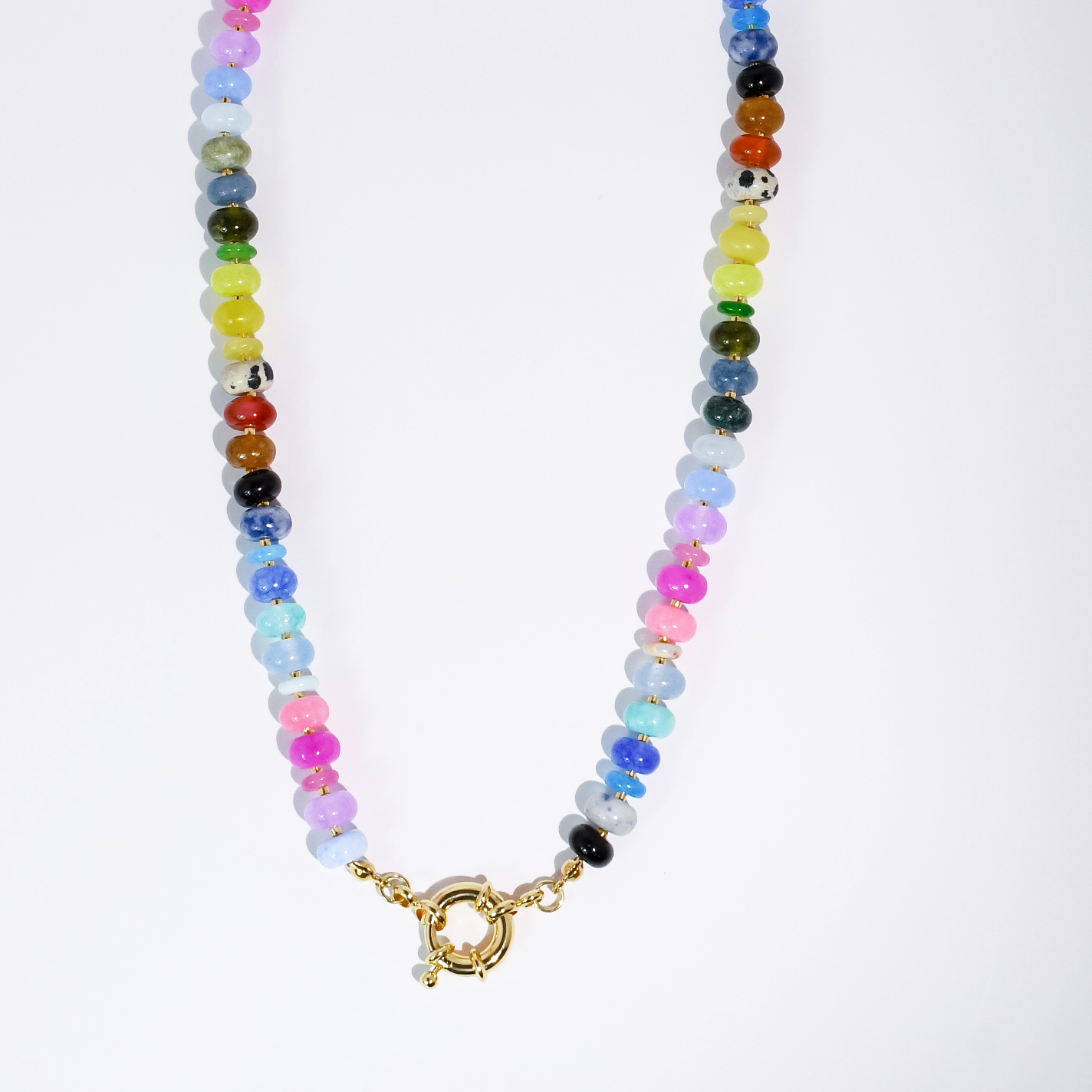 Shades of Fun Gemstone Necklace