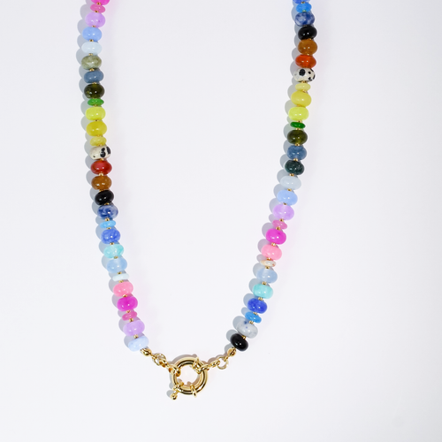 Shades of Fun Gemstone Necklace