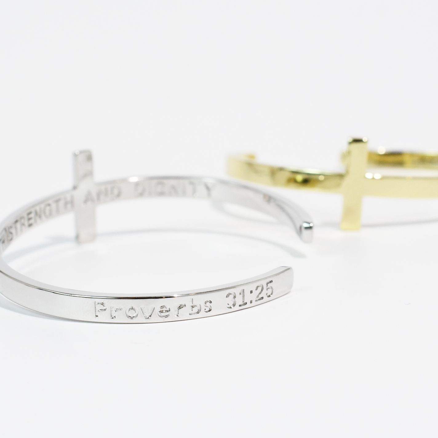 She is Clothed with Strength and Dignity Bangle