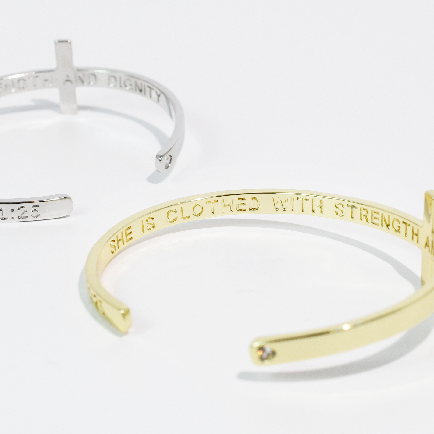 She is Clothed with Strength and Dignity Bangle