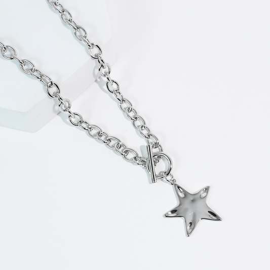 Shine Baby Shine Silver Necklace