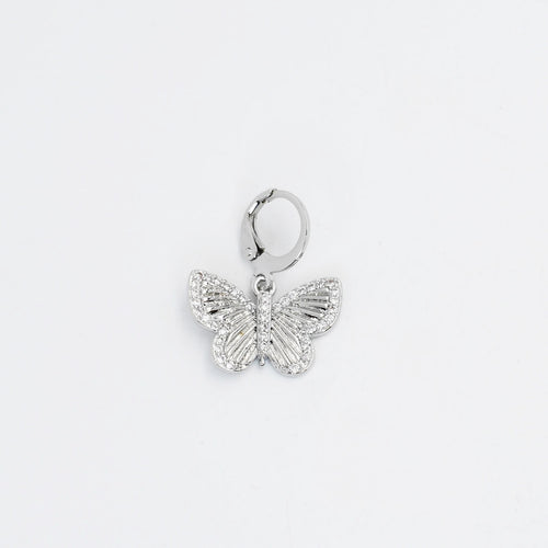 Silver Butterfly Charm CH-55