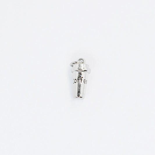 Silver Coffee Cup Charm CH-59