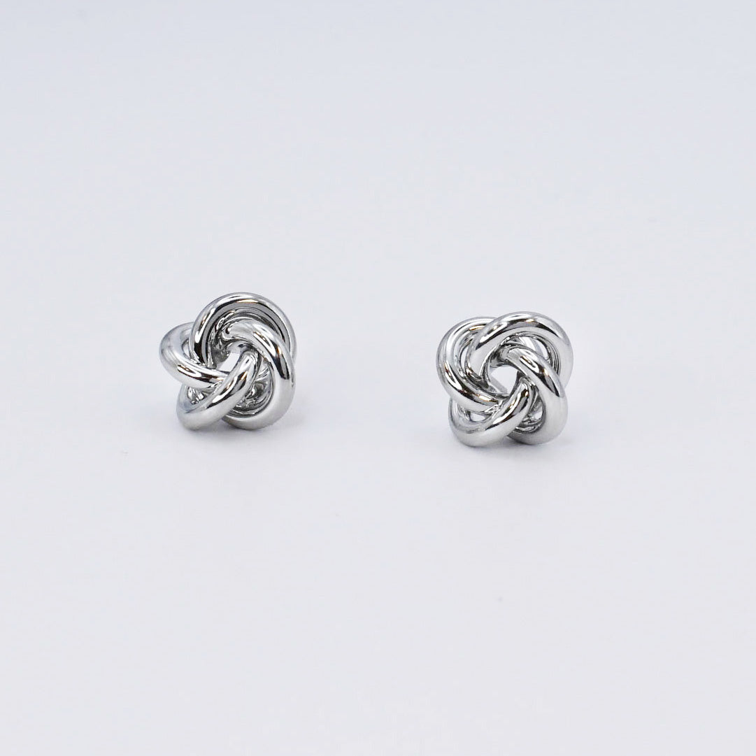 Silver Knot Stud F24