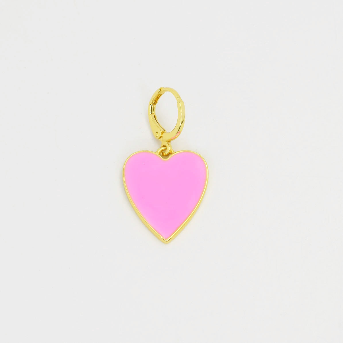 Pink Small Heart Charm CH-82