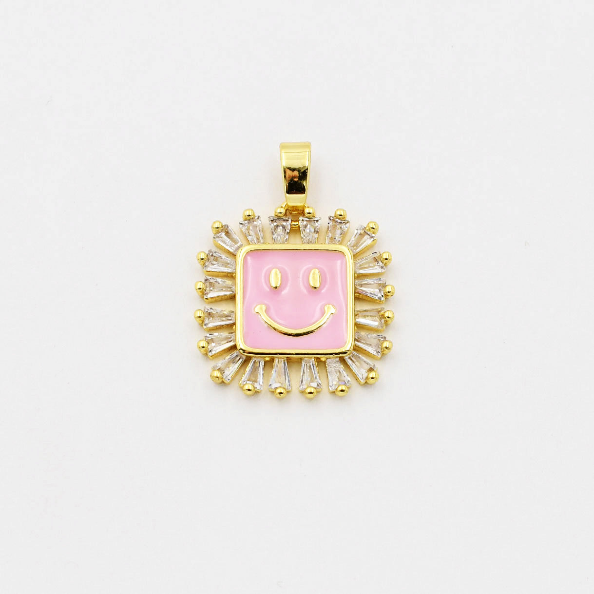 Smiley Square Charm CH-160