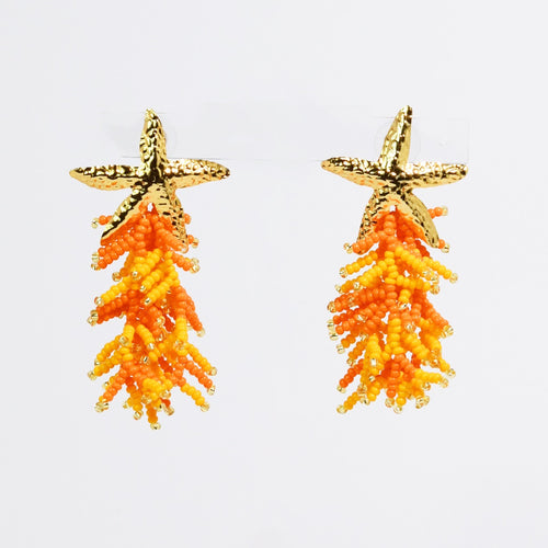 Coastal Star Citrus Earrings
