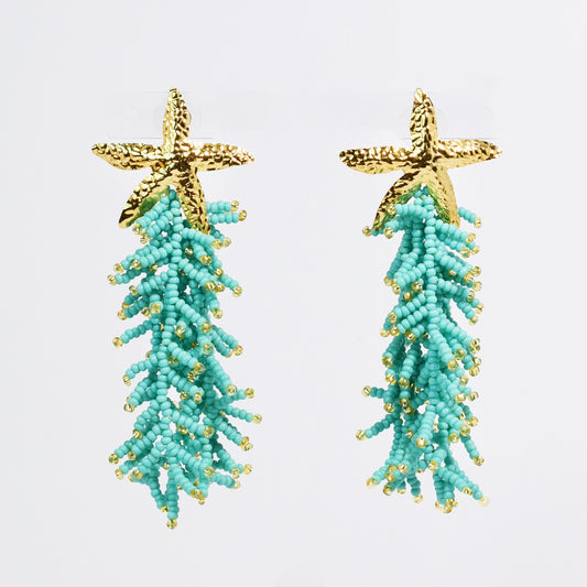 Coastal Star Turquoise Earrings