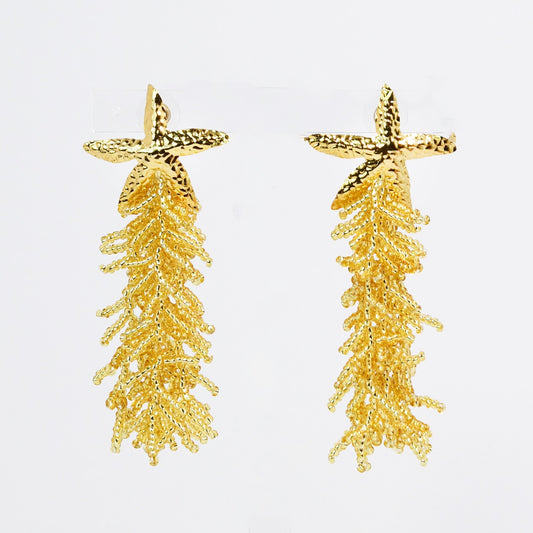 Coastal Star Gold Earrings