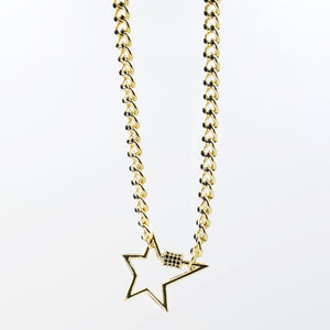 Star Black Chain K18