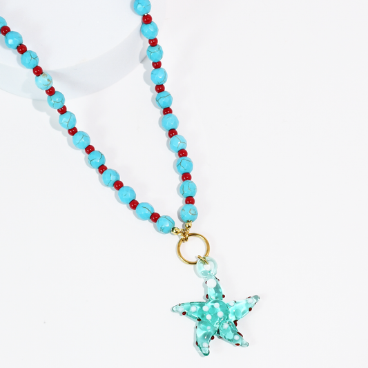 Starfishie Blue Necklace