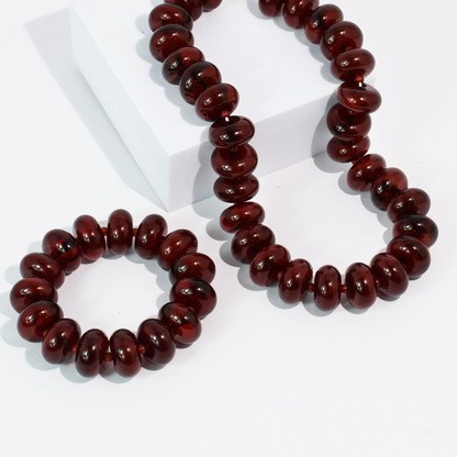 Sugar Bead Maroon Set