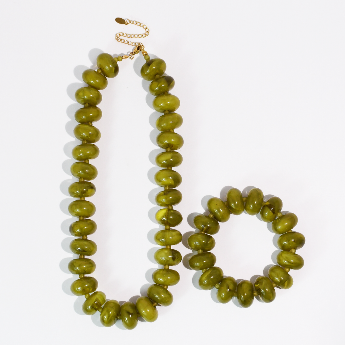 Sugar Bead Set Olive