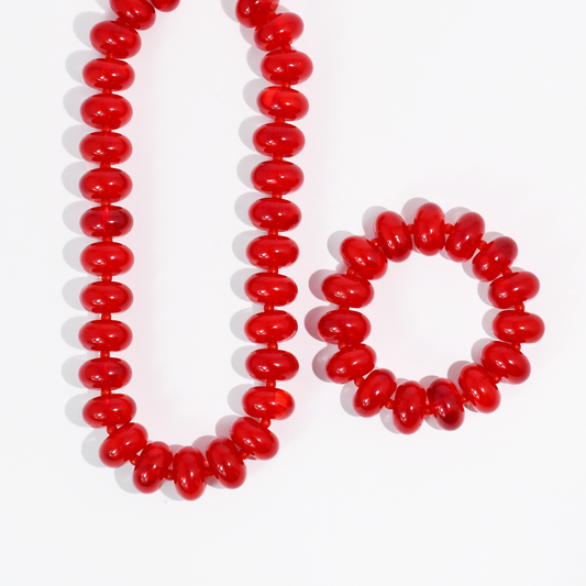 Sugar Bead Set Red
