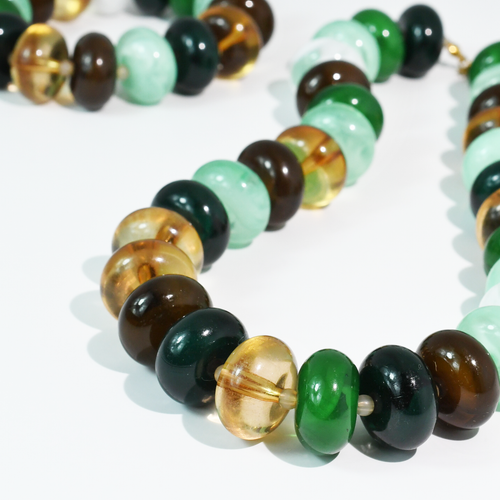 Sugar Bead Set Multi Greens