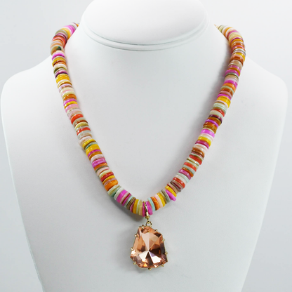 Sunset Melon Necklace