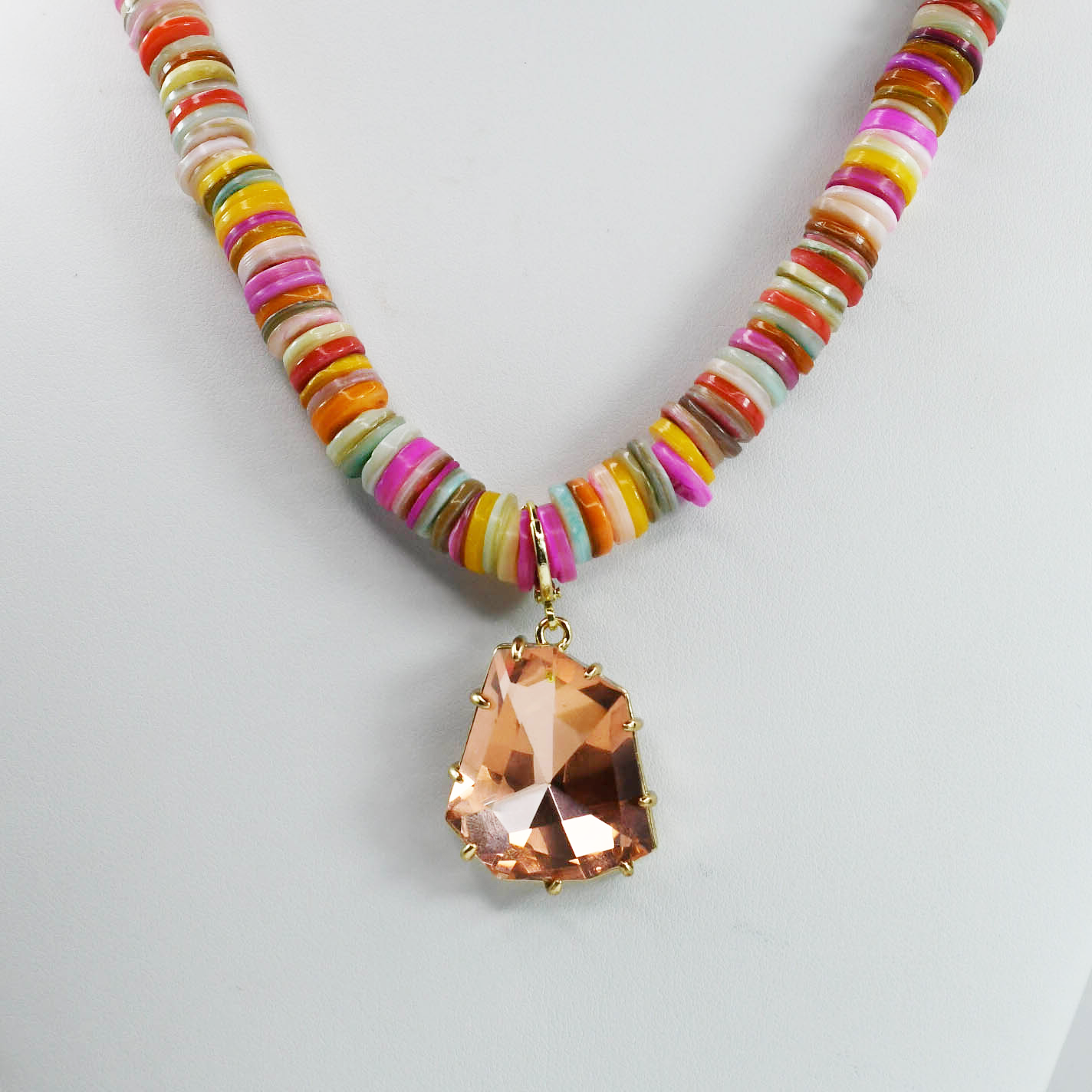 Sunset Melon Necklace