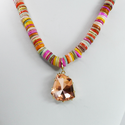 Sunset Melon Necklace