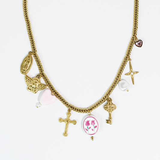 Sweet Faith Charm Necklace