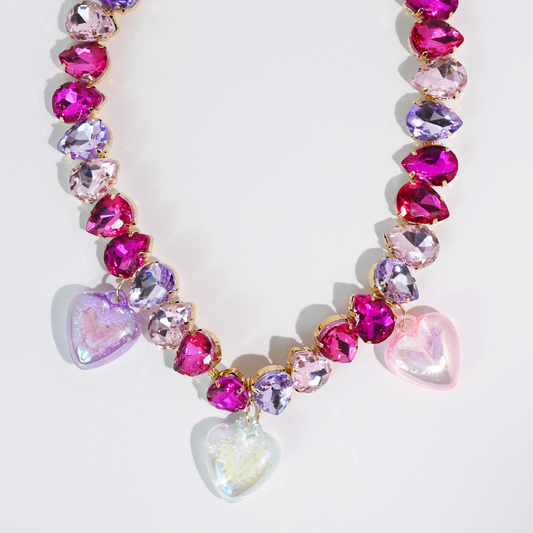 Sweet Romance Gem Necklace
